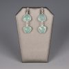 Sterling and chalcedony.